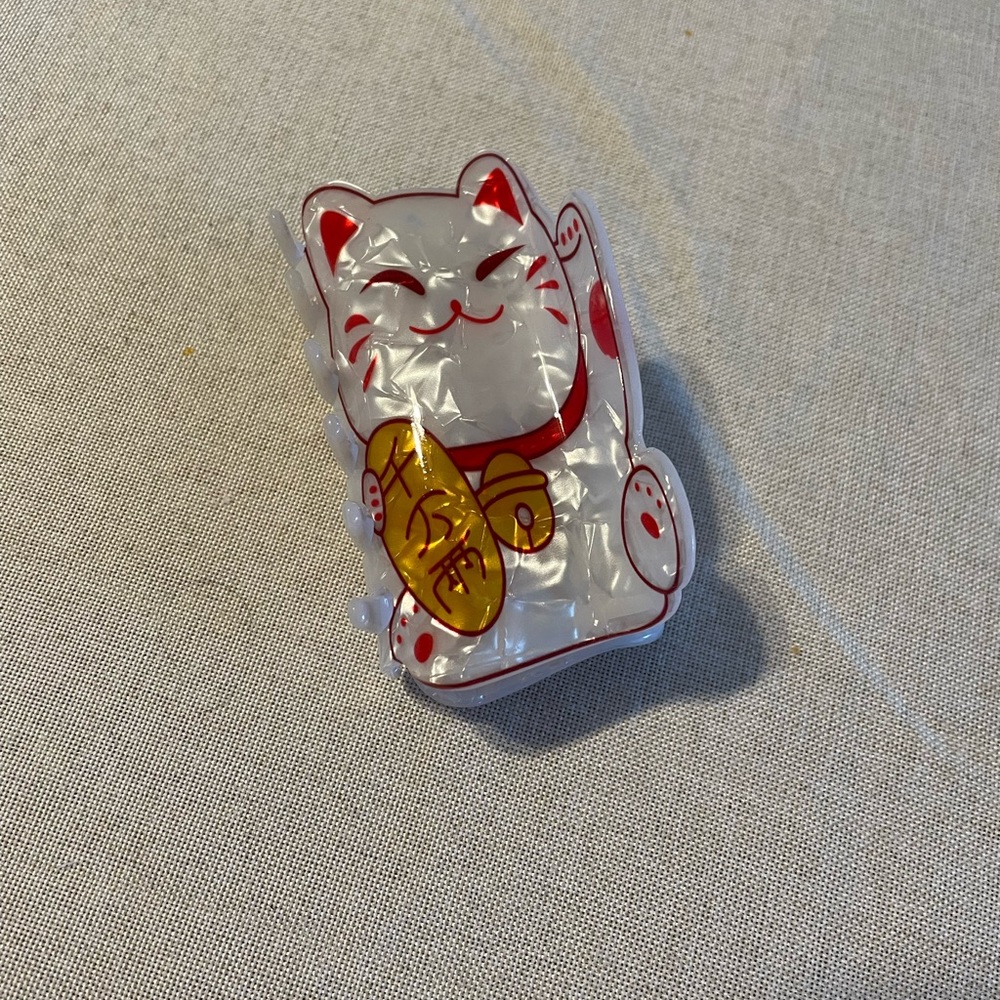 NEW Lucky Cat Claw Hair Clip